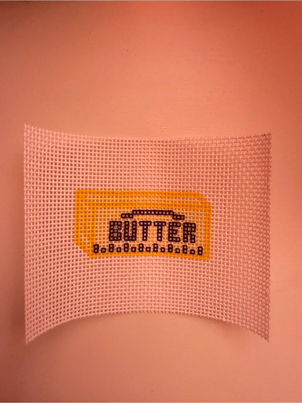 Butter Needlepoint Canvas